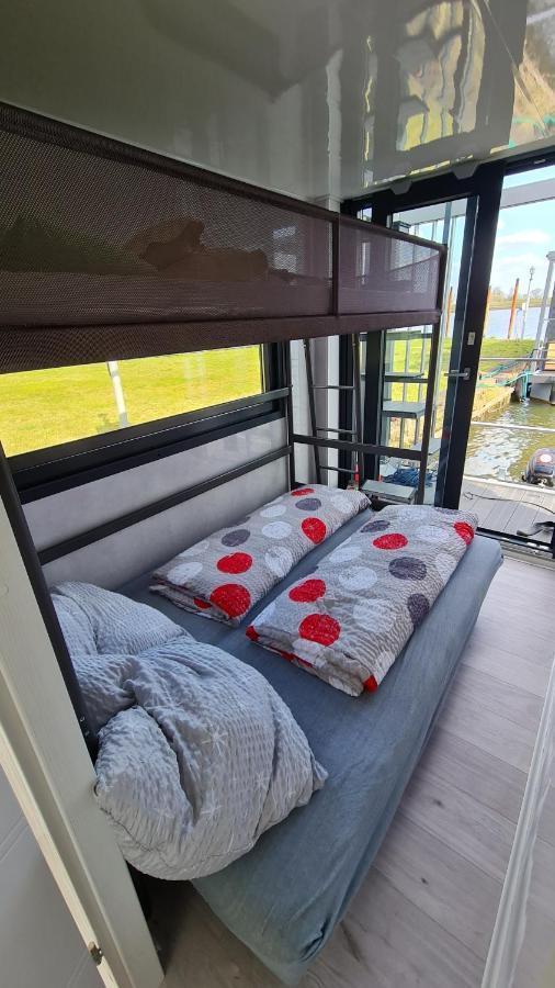 Hausboote Unteres Odertal Hausboot Kranich Hotel Schwedt Luaran gambar